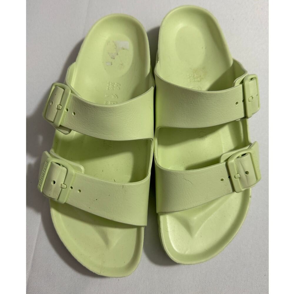 Birkenstock Arizona Essentials EVA Faded Lime Sandals Regular Size 41